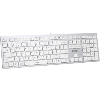Клавиатура A4Tech Fstyler FX50 белый USB slim Multimedia (FX50 WHITE)