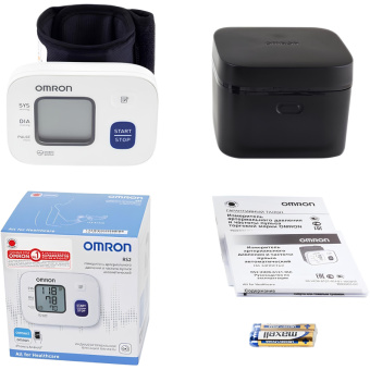 Тонометр OMRON RS2 на запястье