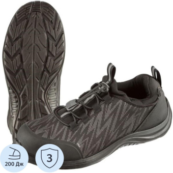 Полуботинки (кроссовки) Мистраль Light ПУ с МП р. 38 (135559)