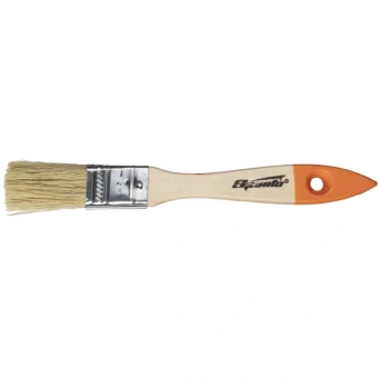 Кисть плоская 20 мм (3/4) натур. щетина дер. ручка Slimline Spart