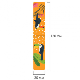 Закладки для книг МАГНИТНЫЕ, "ANIMALS", набор 30 шт., 60x20 мм, BRAUBERG, 113176