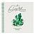 Скетчбук для графики и эскизов 40л., 190*190 Greenwich Line "Crystal. Emerald Stone", на гребне, 160г/м2