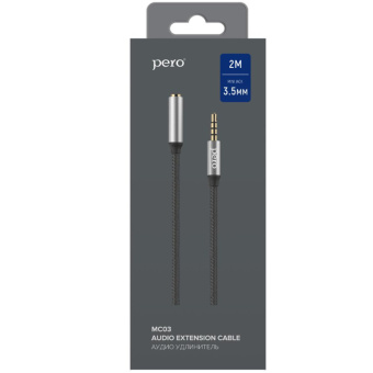 Кабель Pero mini jack 3.5 mm - mini jack 3.5 mm