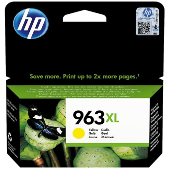 Картридж струйный HP 963XL 3JA29AE жел. пов.емк. OJ Pro 9010/9020