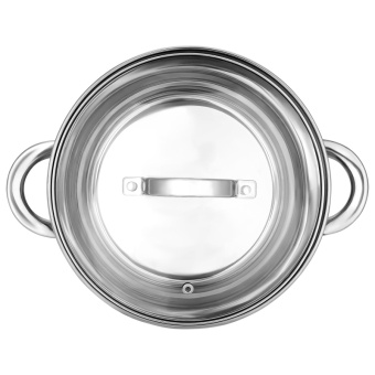 Кастрюля нерж Rondy 3,9л , D=21,5cм, SH07393