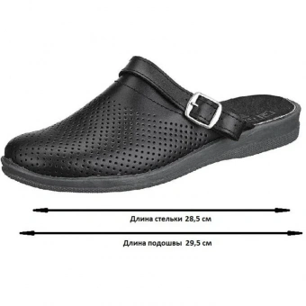 Спец.обувь Спец.обувь Сабо Ионел муж.нат.кожа цв.черный(р.45) (52-01)