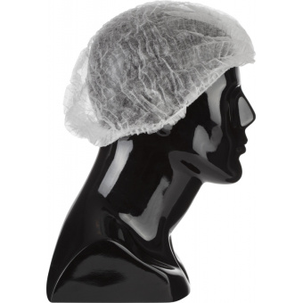 Шапочка одноразовая Шарлотта белая 10гр/м (100 шт/уп)