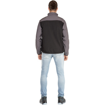 Куртка муж демисезонная софтшел LULEA cер/черн р.L (арт. LULE2GRGT)