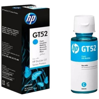 Контейнер с чернилами HP GT52 M0H54AE голубой оригинальный