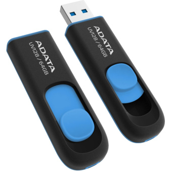 Флеш-память ADATA UV128, 64GB, AUV128-64G-RBE