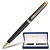 Ручка подарочная шариковая WATERMAN "Hemisphere Matt Black GT", черный матовый лак, позолоченные дет