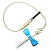Игла-бабочка 23G 19см голуб. с луер-адапт. VACUETTE Safety 45008250шт/уп
