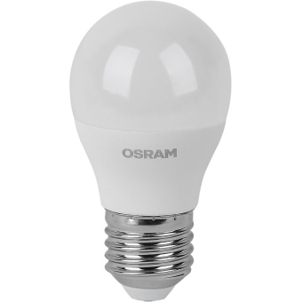 Лампа светодиодная OSRAM LVCLP75 10SW/830 230V E27 FS1