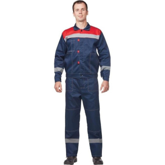 Костюм летний муж. Л20-КБР син/красн (р.52-54) 194-200 (Арсенал-СП)