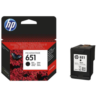 Картридж струйный HP 651 C2P10AE черный