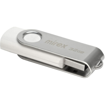 Флеш-память Mirex USB SWIVEL WHITE 32Gb (13600-FMUSWT32 )
