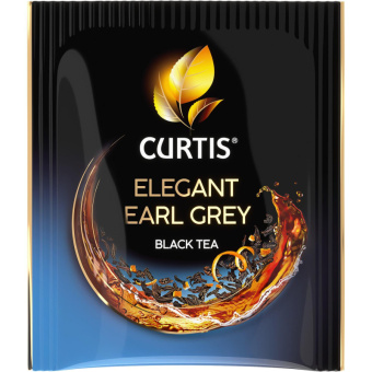 Чай Curtis Elegant Earl Grey черный с бергамотом и цедрой цитрусовых 100 пакетиков