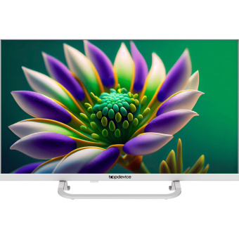 Телевизор Topdevice TDTV24CS04H_WE, HD Ready, смарт (WildRed), white