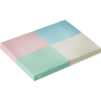 Стикеры Attache Bright colours 38x51 пастельные 4 цвета (4 блока по 100 листов)