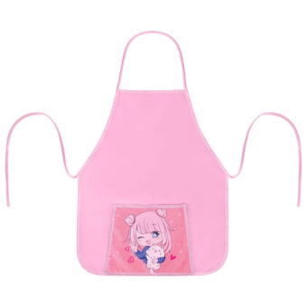 Набор для уроков труда ЮНЛАНДИЯ, клеенка ПВХ, накидка фартук с нарукавниками, "Anime pals", 272365