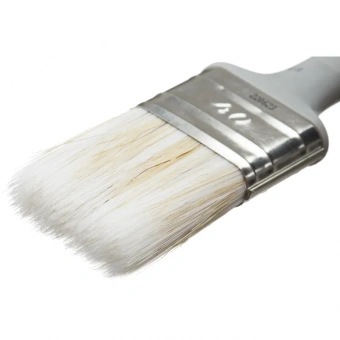 Кисть малярная плоская TOPFORT из смешанной щетины 40x15 мм серая