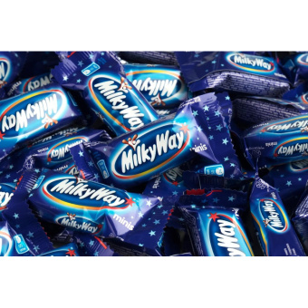 Шоколадные батончики Milky Way мини 1кг