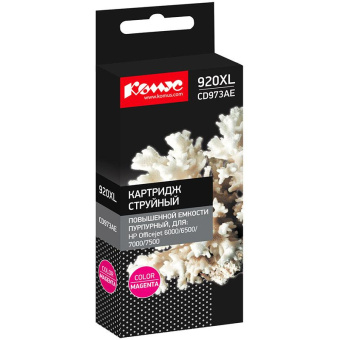 Картридж струйный Комус 920XL CD973AE пур. пов.емк. для HP OJ6000