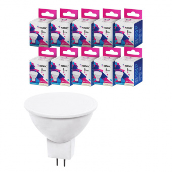 Лампа светодиодная КОСМОС JCDR 8.5W GU5.3 3000K 10шт/уп (LED8.5wJCDRC30_10)