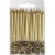 Набор свечей Золотых с блестками 24(12+12)шт/уп с держателя 6см арт.6050528 Набор свечей Золотых с блестками 24(12+12)шт/уп с держателя 6см арт.6050528