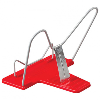 Подставка для книг ПИФАГОР СТАНДАРТ, пластик/металл, ассорти, отделение для ручки, европодвес, 23690