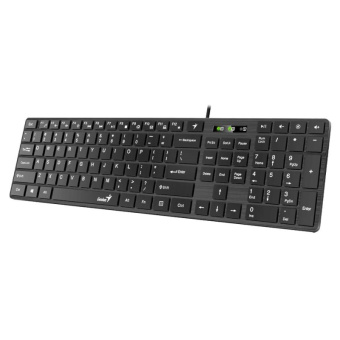 Клавиатура Genius SlimStar 126, USB, 104 , 1.5 м. черный