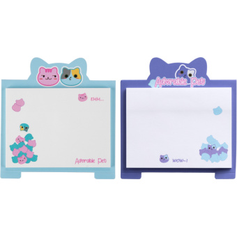 Стикеры с клеевым краем M&G Adorable Pet, 76x100 мм, 40 л, в ассортименте