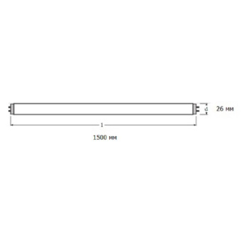 Электрич.лампа Osram люминесц. L 58W/765 G13 6400К хол.дневн. 25шт/уп.