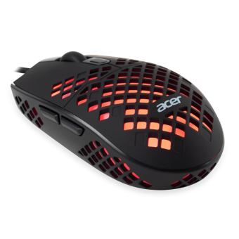 Мышь компьютерная Acer OMW134 черный (800-6400dpi) USB (6кн) (ZL.MCEEE.018)