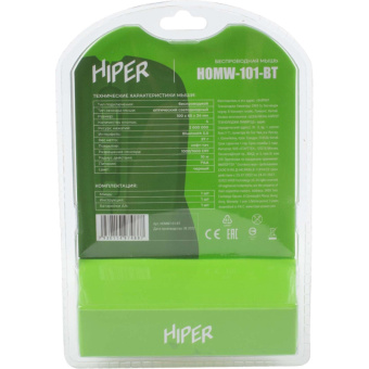 Мышь компьютерная HIPER (HOMW-101-BT)bluetooth/беспроводная/черная