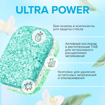 Таблетки для посудомоечных машин Synergetic Ultra Power (100 штук в упаковке)
