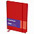 Ежедневник недатированный, А5, 136л., кожзам, Berlingo "Western", красный, с резинкой