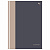 Бизнес-блокнот А5, 80л., евроформат, BG "Monocolor. Double", soft-touch ламинация