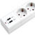 Сетевой фильтр Buro BU-SP1.8_USB_2A-W 1.8м (6 розеток) белый (коробка)