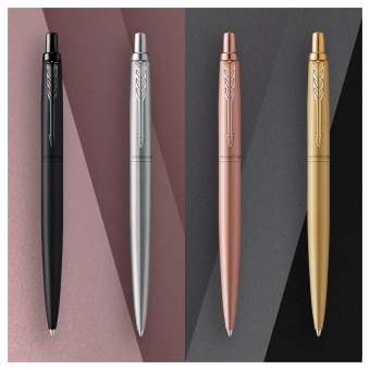 Ручка шариковая Parker "Jotter XL Monochrome 2020 Black " синяя, 1,0мм, кнопочн., подарочная упаковк