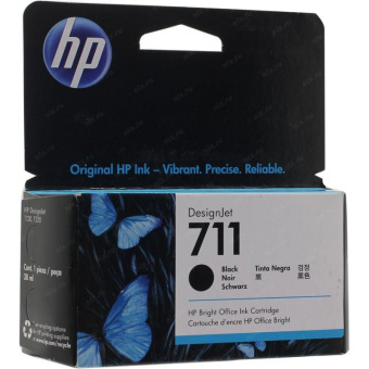 Картридж струйный HP 711 CZ129A чер. для DgnJ T120/520