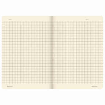 Тетрадь 40 л. в клетку обложка SoftTouch, фольга, бежевая бум. 70 г/м2, сшивка, А5 (147х210 мм), FAI