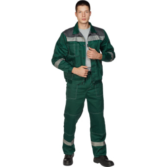 Костюм летний муж. л20-КБР зелен/сер (р.56-58) 182-188 (Арсенал-СП)