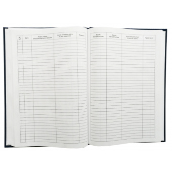 Бух книги регистр. въезда и выезда автотр. А4 96л. бумвин.