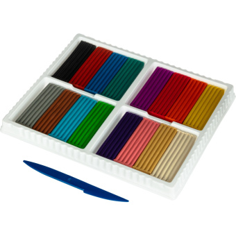 Пластилин классический Луч Классика 16 цветов 320 г со стеком