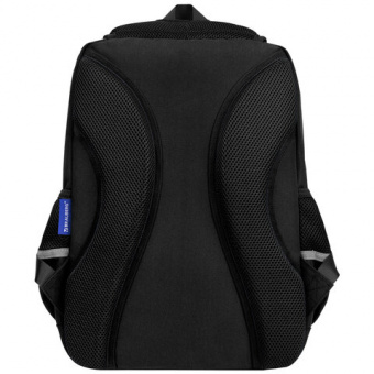 Рюкзак BRAUBERG STAR, 1 отделение, 5 карманов, "Digital tools", черный, 40x29x13 см, 273133