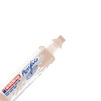 Маркер акриловый двусторонний 3D Edding 5400/255. Телесный/Warm beige