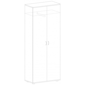 СпецМеб MS_Агат Гардероб АО-19 ольха