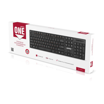 Клавиатура Smartbuy ONE 238 проводная мультимедийная USB черн (SBK-238U-K)