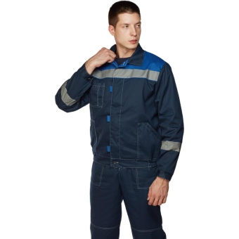 Костюм рабочий летний муж. л20-КПК син/вас (р.60-62) 182-188 (Арсенал-СП)